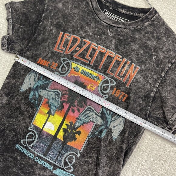 Led Zeppelin Men's Officially Licensed 1977 Live In Concert Tie Dye T-Shirt XS - Picture 8 of 15
